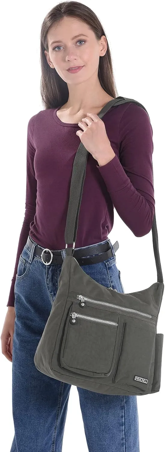 MHCNLL Crossbody Bag with Anti Theft RFID Pocket - Women Lightweight Water-Resistant Purse