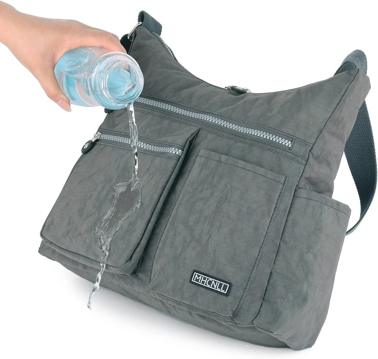 MHCNLL Crossbody Bag with Anti Theft RFID Pocket - Women Lightweight Water-Resistant Purse