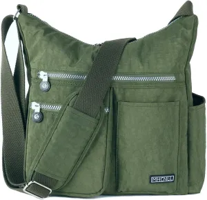 MHCNLL Crossbody Bag with Anti Theft RFID Pocket - Women Lightweight Water-Resistant Purse
