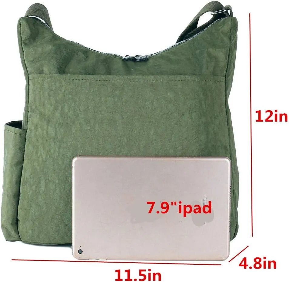 MHCNLL Crossbody Bag with Anti Theft RFID Pocket - Women Lightweight Water-Resistant Purse