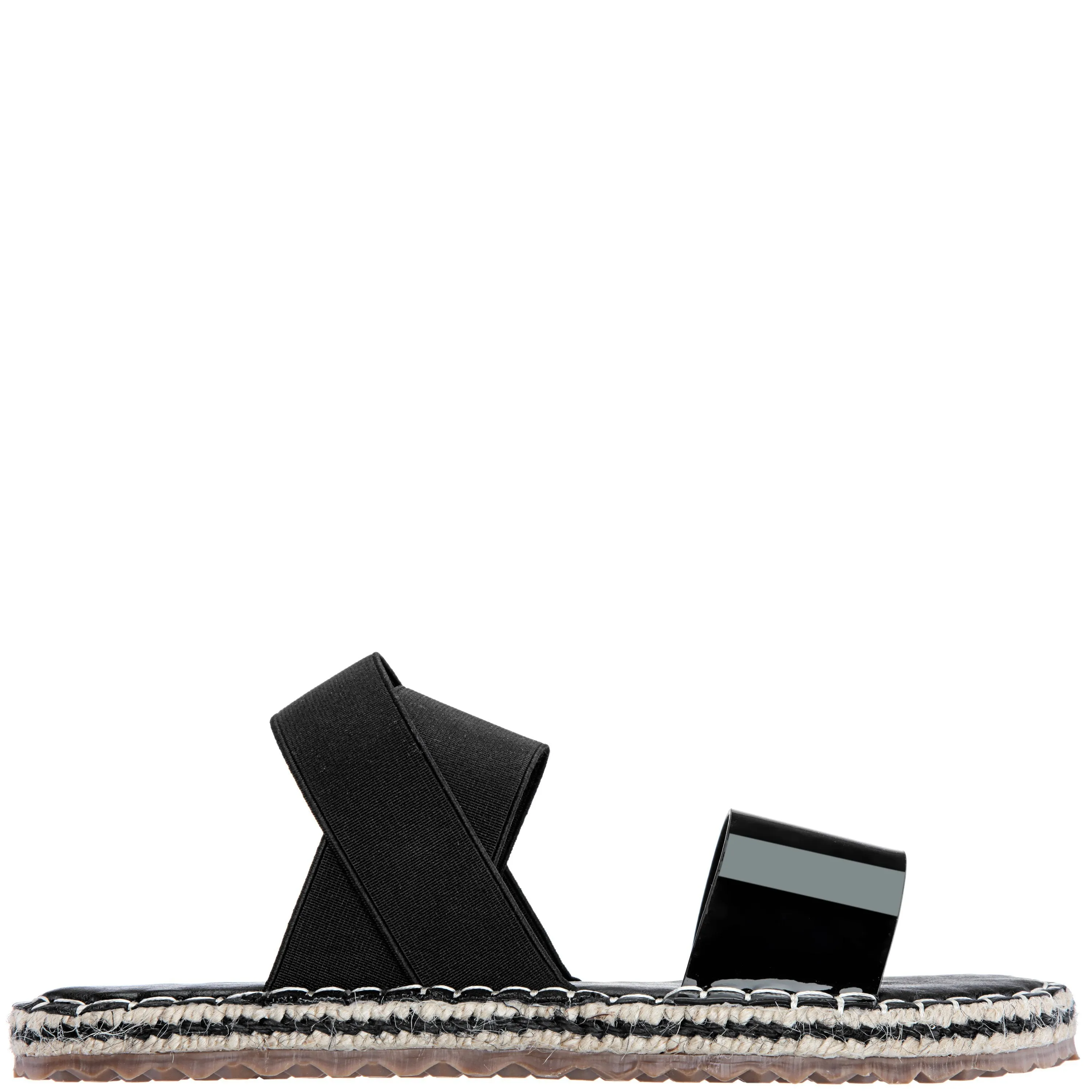 MINX-BLACK PATENT PU