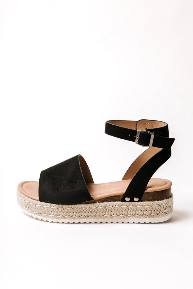 Miranda Black Espadrille Sandal Durable Shipping guarantee in