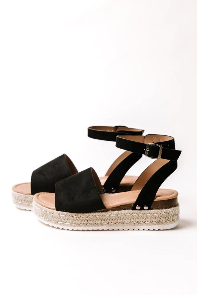 Miranda Black Espadrille Sandal Durable Shipping guarantee in
