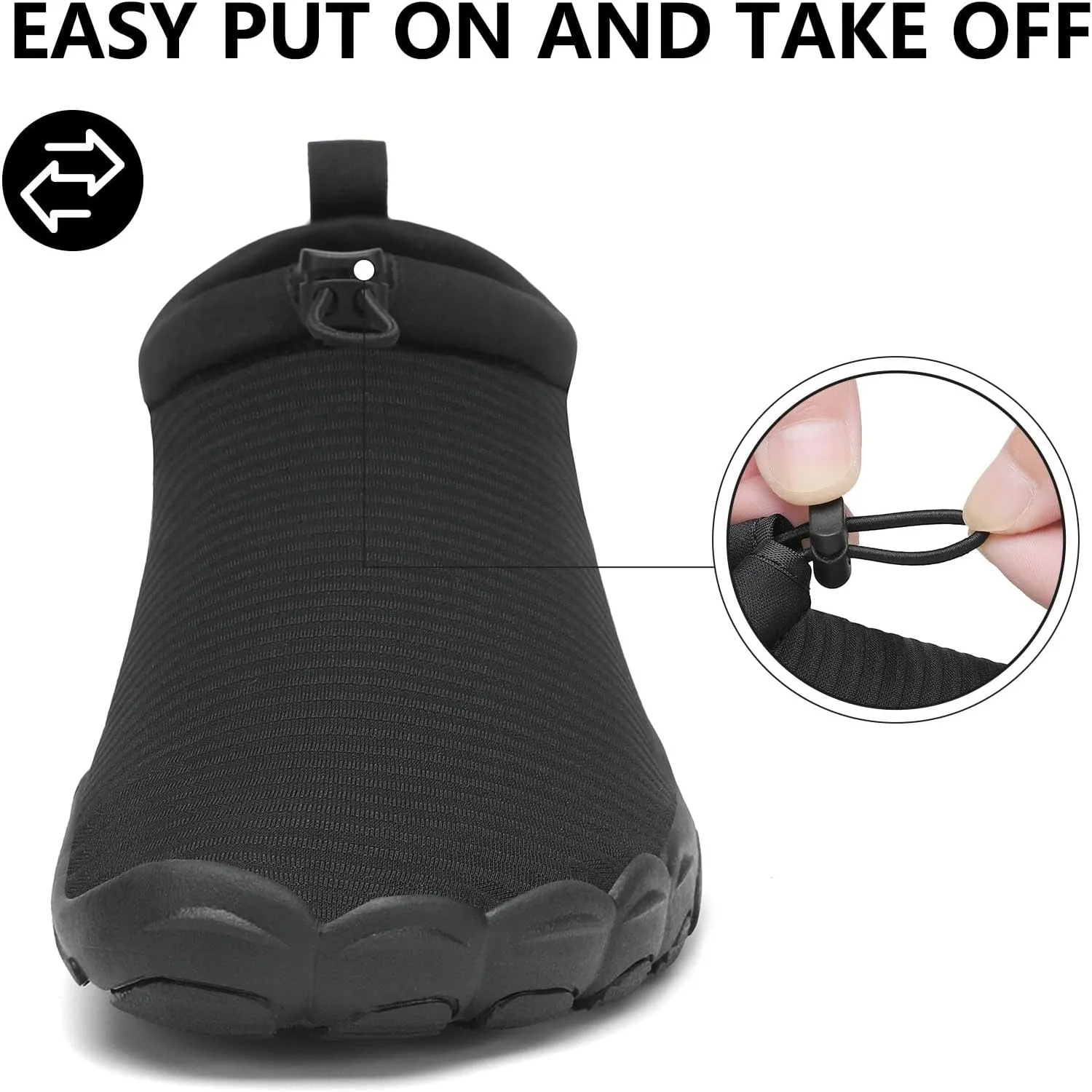 Mishansha Womens Barefoot Water Shoes Wide Toe Box Swim Shoes Quick Dry Non Slip