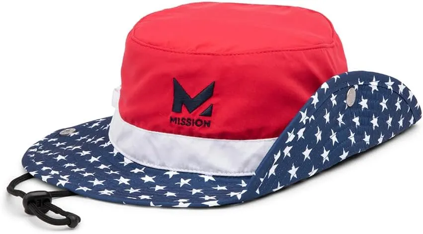 MISSION Cooling Bucket Hat - Unisex Wide-Brim Hat for Men & Women - Lightweight, Foldable & Durable - Cools Up to 2 Hours