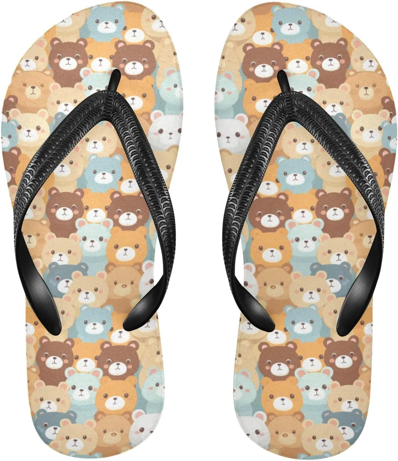 MNSRUU Flip Flops for Women Men Butterflies Flip Flops Womens Slides Men Sandals Shower Slippers Summer Non-Slip Flipflops for Swim Beach Bathroom, XS
