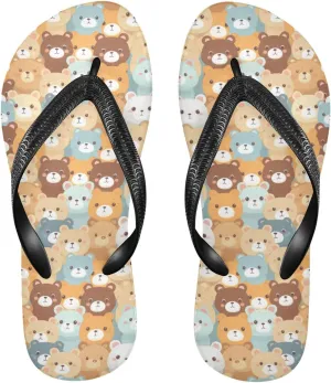 MNSRUU Flip Flops for Women Men Butterflies Flip Flops Womens Slides Men Sandals Shower Slippers Summer Non-Slip Flipflops for Swim Beach Bathroom, XS