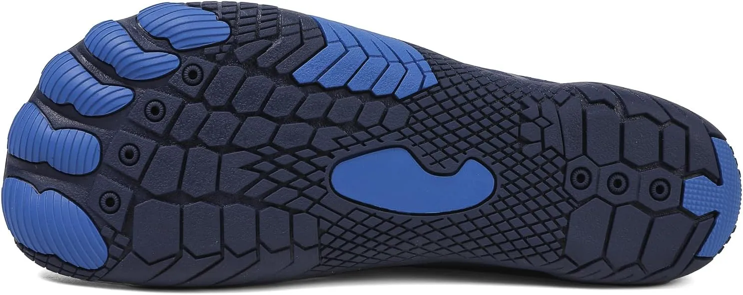 MOCHINI Hike Barefoot Shoes Grounded Footwear for Womens Men Non-Slip Wide Toe Neuropathy Beach Pool Aqua Swimming Surf Hiking Walking Quick Dry Water Shoes
