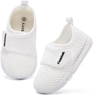 MORENDL Toddler Water Shoes Baby Breathable Mesh Non-Slip Sandals Quick Dry Lightweight Beach Barefoot Shoes