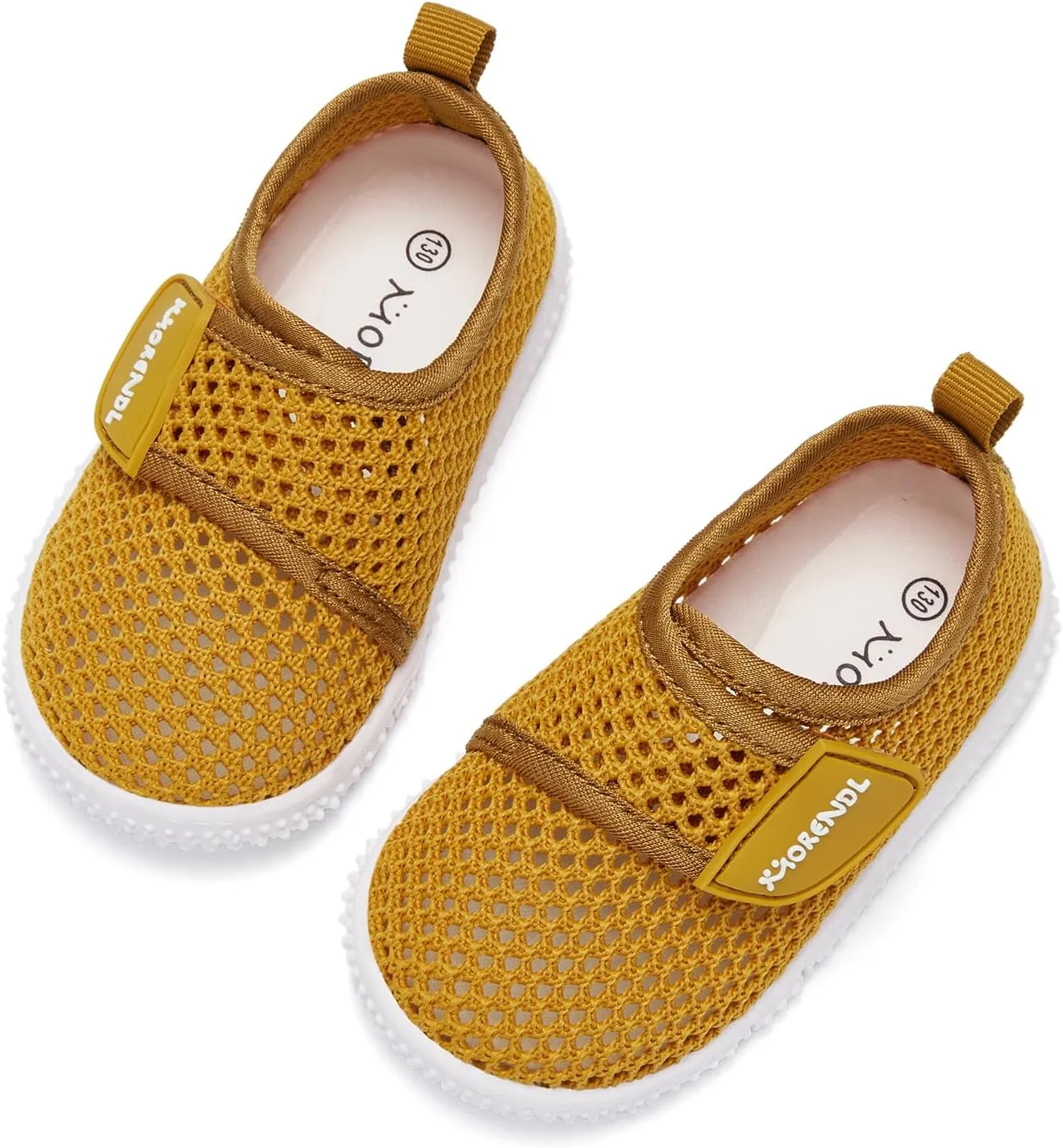 MORENDL Toddler Water Shoes Baby Breathable Mesh Non-Slip Sandals Quick Dry Lightweight Beach Barefoot Shoes