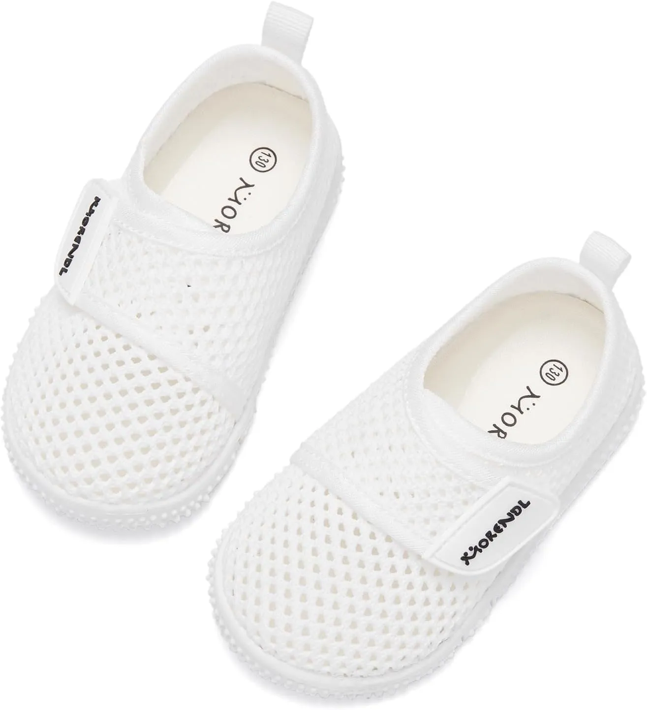 MORENDL Toddler Water Shoes Baby Breathable Mesh Non-Slip Sandals Quick Dry Lightweight Beach Barefoot Shoes