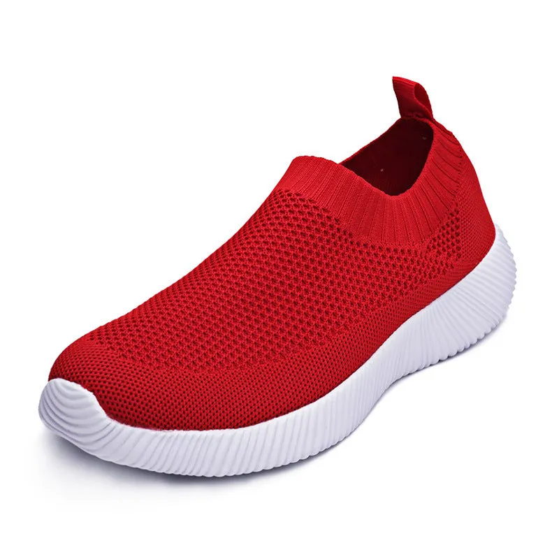 Nanccy Women's Breathable Comfortable Slip-On Walking Shoes