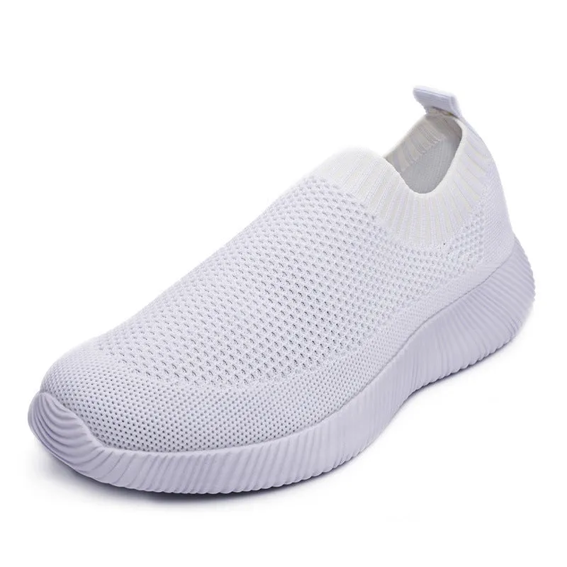 Nanccy Women's Breathable Comfortable Slip-On Walking Shoes