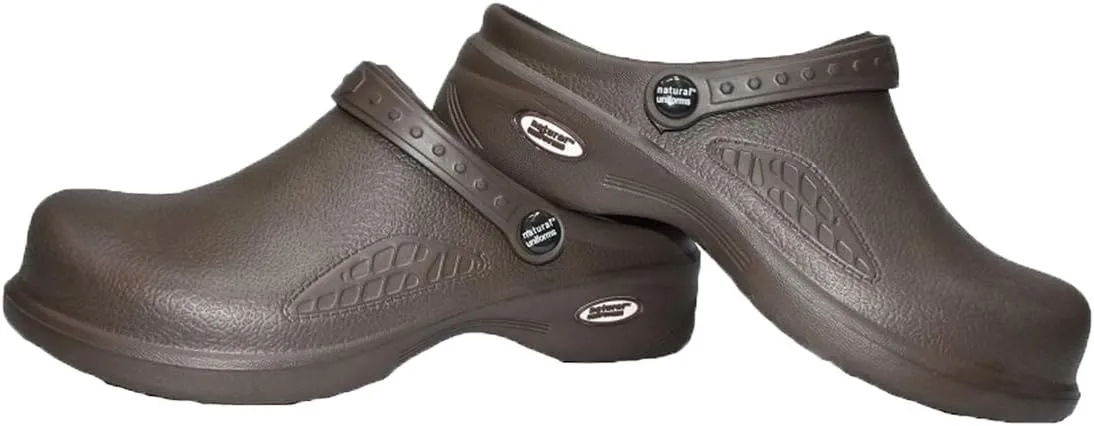 Natural Uniforms Ultralite Women's Clogs with Strap, Nursing Medical Work Mule