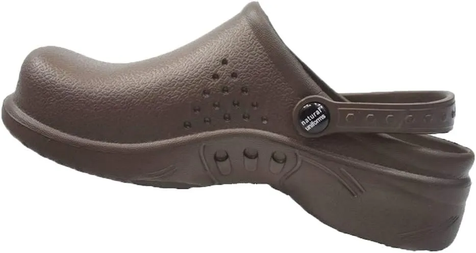 Natural Uniforms Ultralite Women's Clogs with Strap, Nursing Medical Work Mule