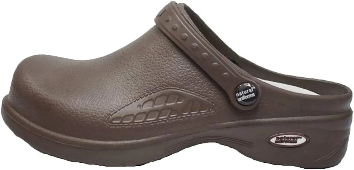 Natural Uniforms Ultralite Women's Clogs with Strap, Nursing Medical Work Mule