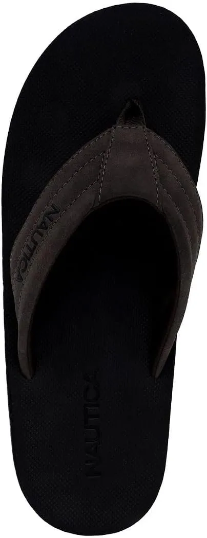 Nautica Men's Flip Flop, Beach Sandal, Boat Slide, Water Slippers