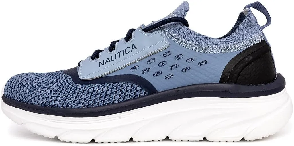 Nautica Women's Fashion Sneaker Lace-Up Running Shoe Casual Max Cushioning Walking Tennis Sneaker