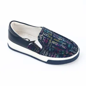Navy Casual Slip-on Shoes for Girls