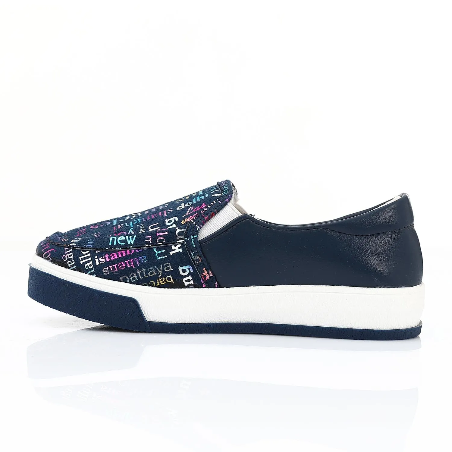 Navy Casual Slip-on Shoes for Girls