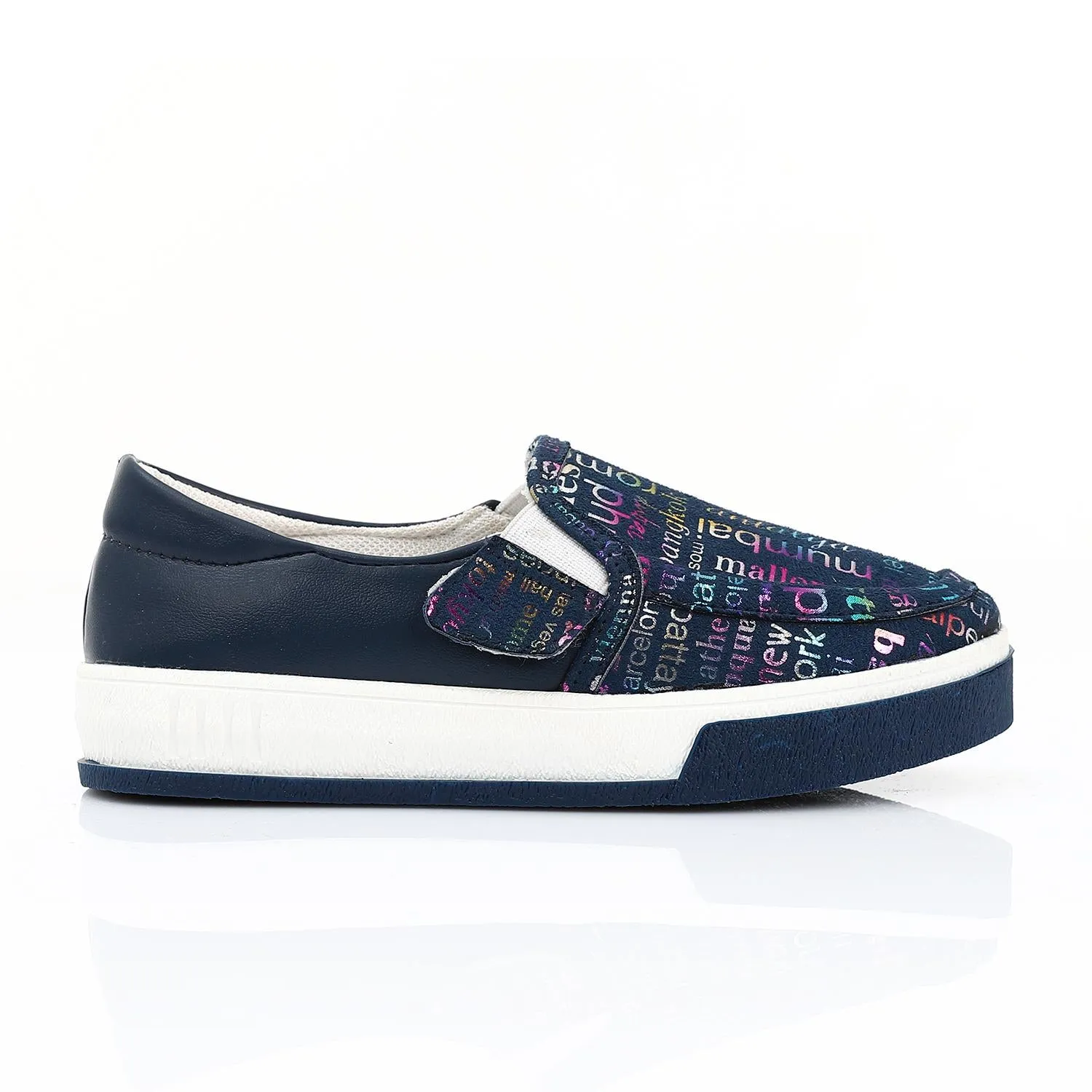 Navy Casual Slip-on Shoes for Girls