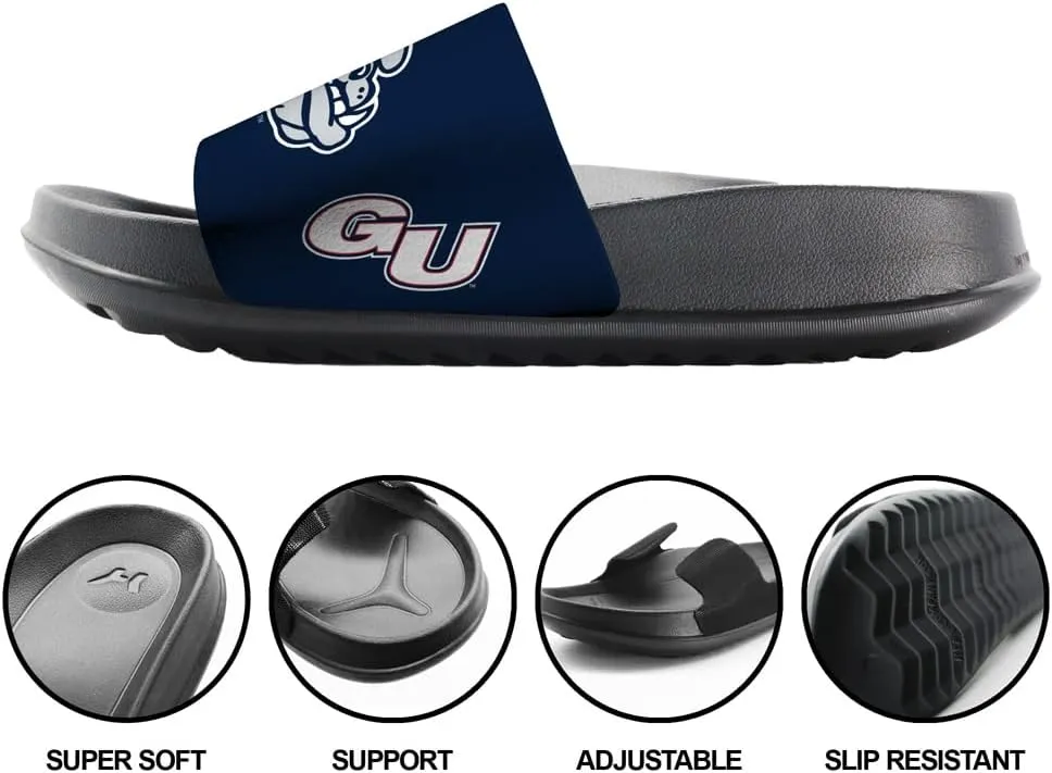 NCAA Unisex Adult Slides College Wordmark Adjustable Flip Flop Sandals Collection