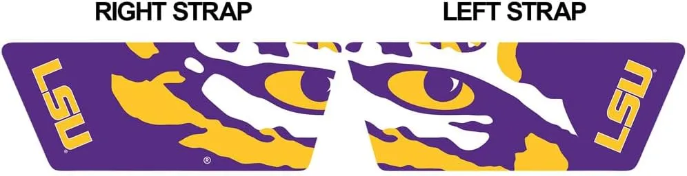 NCAA Unisex Adult Slides College Wordmark Adjustable Flip Flop Sandals Collection