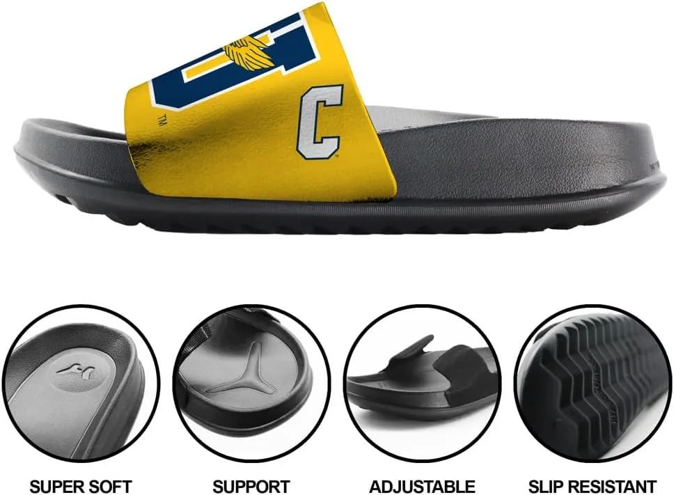NCAA Unisex Adult Slides Team Design Adjustable Flip Flop Sandals Collection