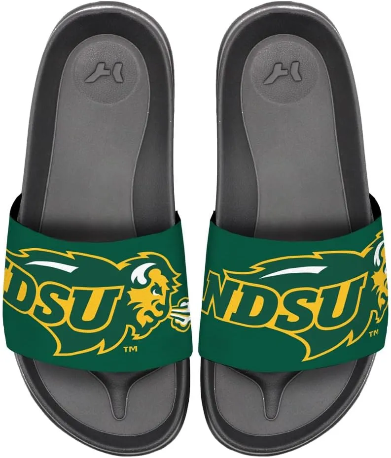 NCAA Unisex Adult Slides Team Design Adjustable Flip Flop Sandals Collection