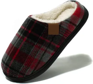 NewDenBer Women's Cozy Memory Foam Slippers Soft Fleece Lined Slip on Indoor Outdoor House Shoes