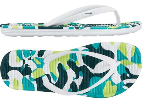 NIKE WOMENS SOLARSOFT THONG 2 PRINT