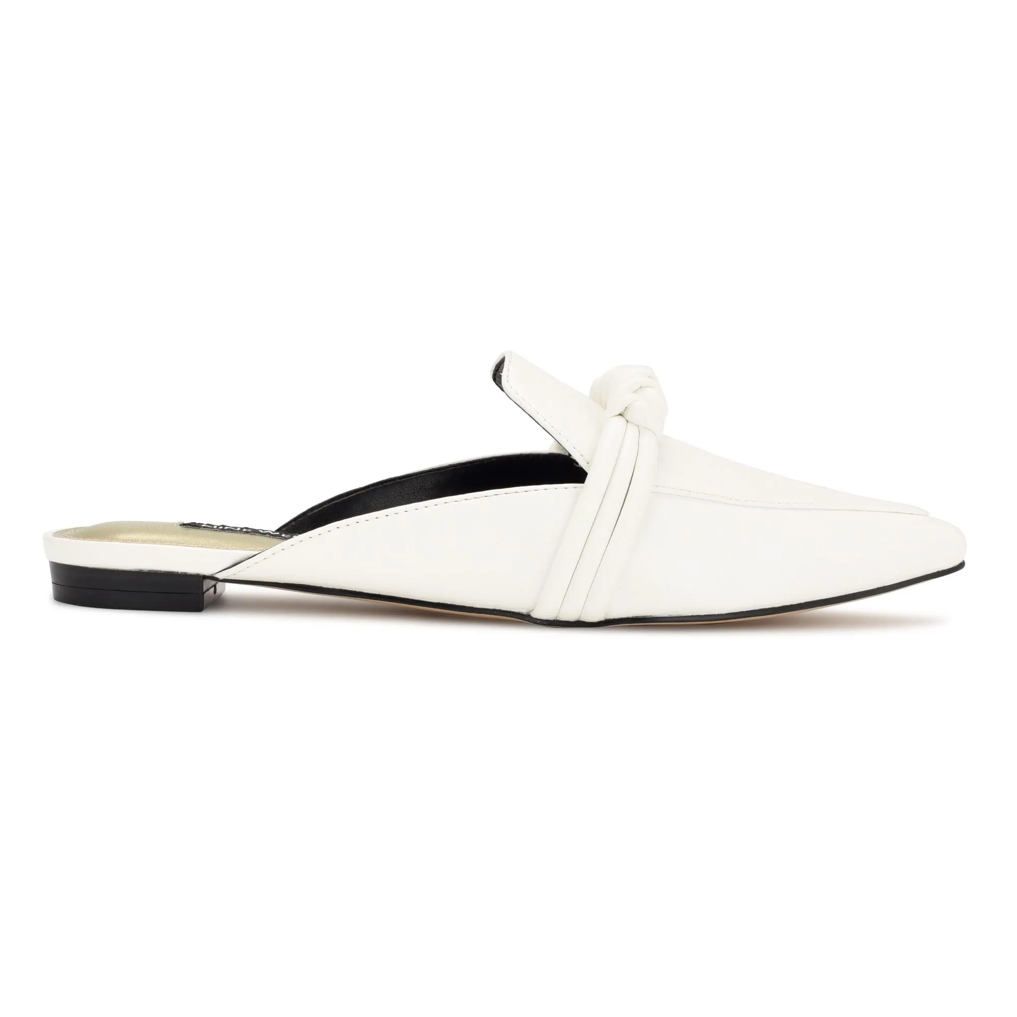 Nine West Women's ALIBY Mule, White 140, 6