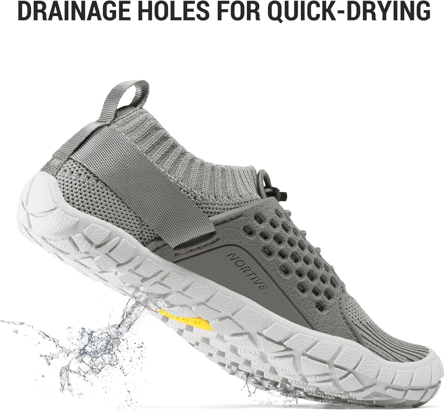 NORTIV 8 Kids Water Shoes Boys Girls Lightweight Athletic Outdoor Quick Dry Barefoot Sports Shoes(Toddler/Little Kid/Big Kid) Aqua