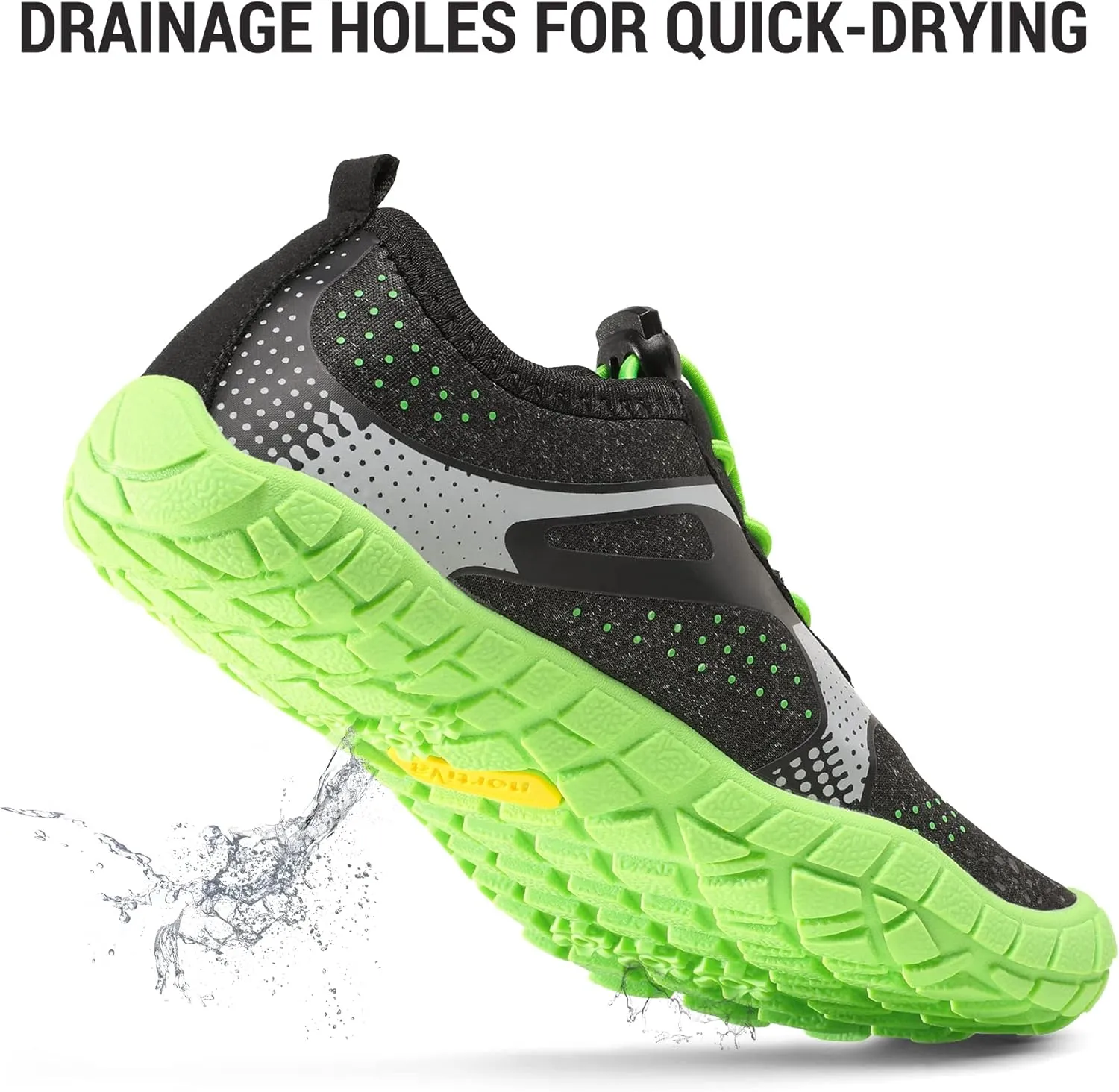 NORTIV 8 Kids Water Shoes Boys Girls Lightweight Athletic Outdoor Quick Dry Barefoot Sports Shoes(Toddler/Little Kid/Big Kid) Aqua