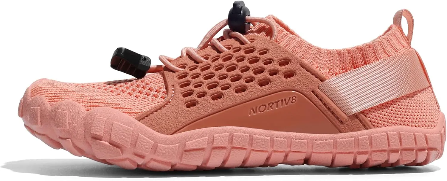 NORTIV 8 Kids Water Shoes Boys Girls Lightweight Athletic Outdoor Quick Dry Barefoot Sports Shoes(Toddler/Little Kid/Big Kid) Aqua