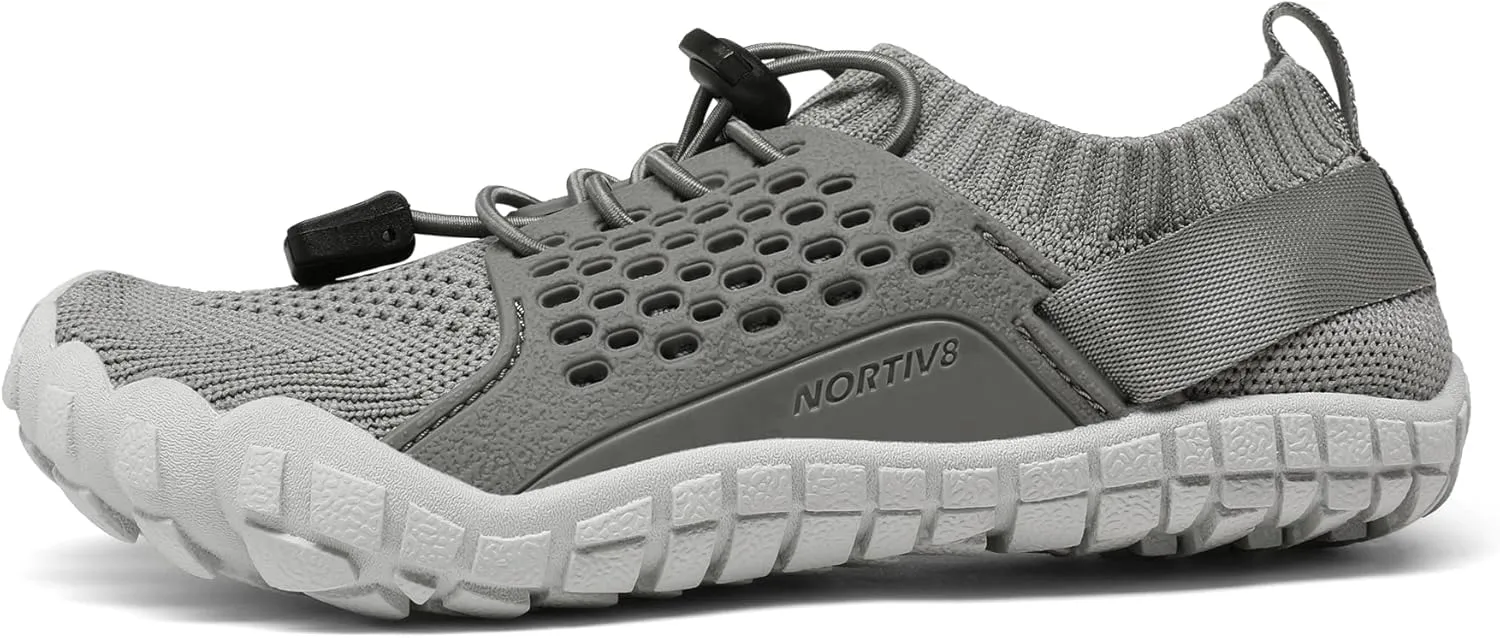 NORTIV 8 Kids Water Shoes Boys Girls Lightweight Athletic Outdoor Quick Dry Barefoot Sports Shoes(Toddler/Little Kid/Big Kid) Aqua
