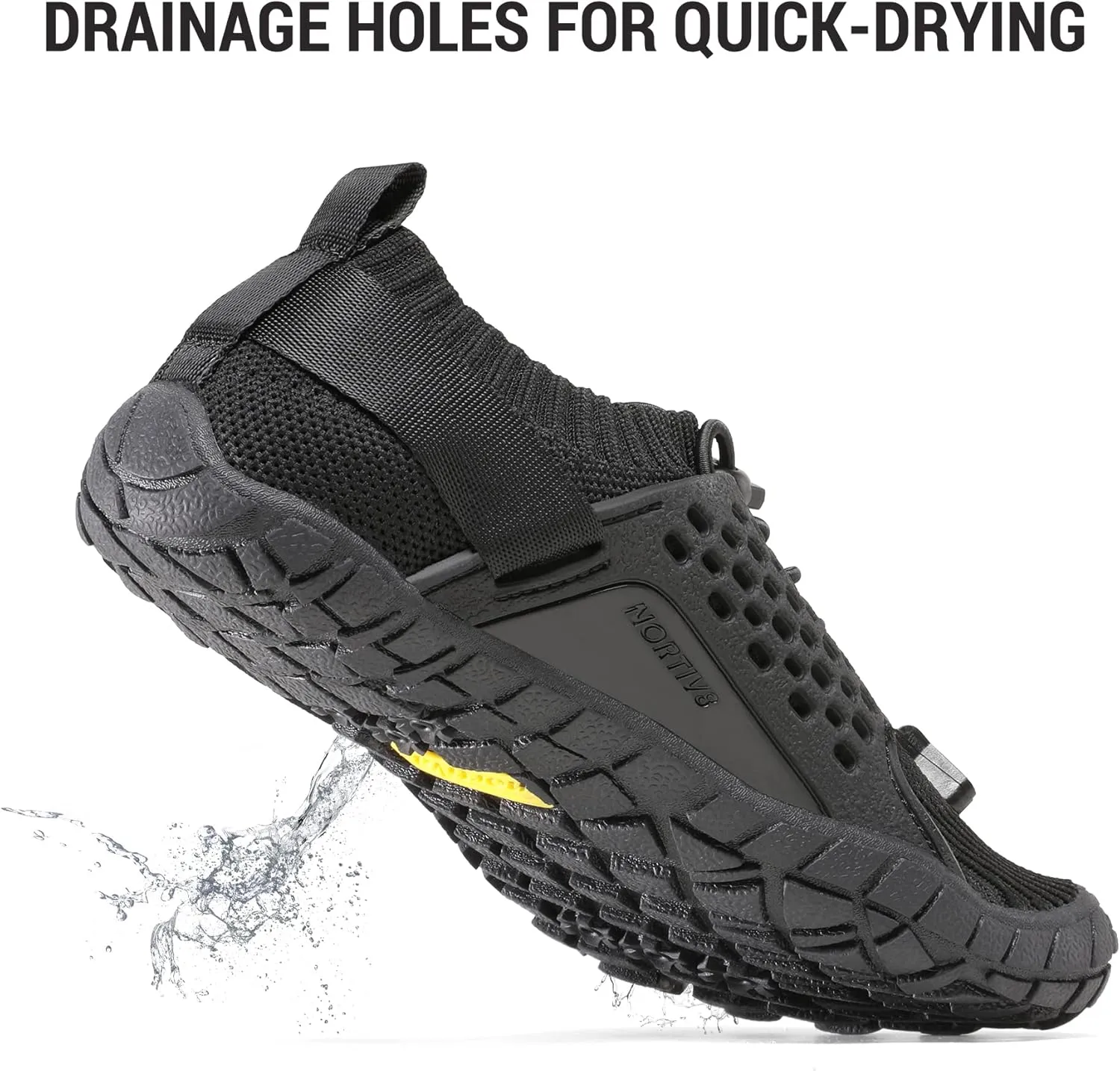 NORTIV 8 Kids Water Shoes Boys Girls Lightweight Athletic Outdoor Quick Dry Barefoot Sports Shoes(Toddler/Little Kid/Big Kid) Aqua