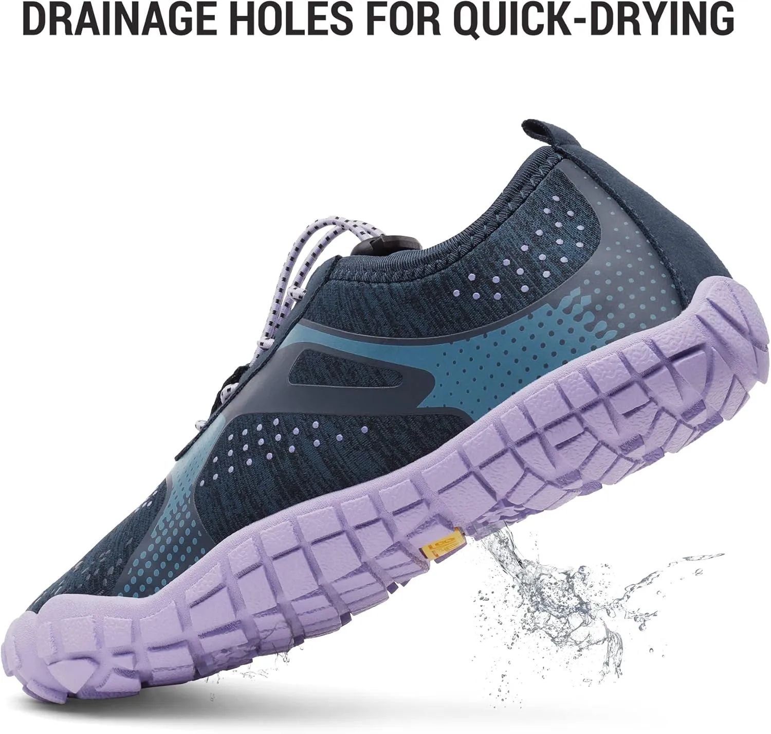 NORTIV 8 Women's Quick Dry Water Shoes Barefoot Sports Aqua Beach Pool Swim Shoes TREKLADY