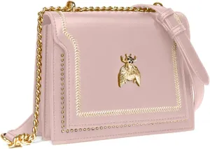 NPBAG Small Purse, Crossbody Bag for Women, Clutch Handbag Shoulder Bag with Metal Chain Strap, Designer Trendy Lady Wallet