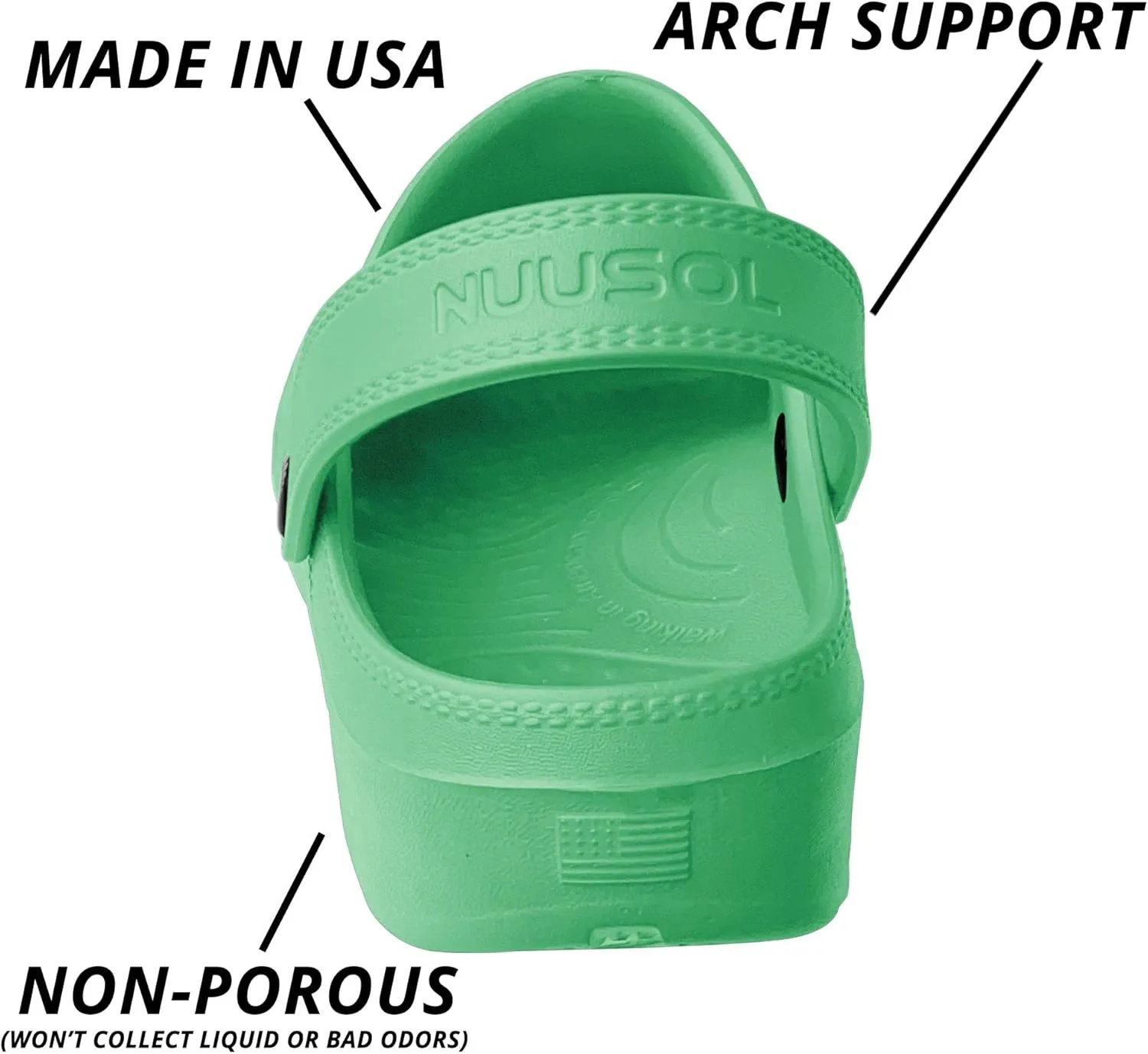 NUUSOL Unisex McCall Clog, Lightweight EVASOL Foam Footwear