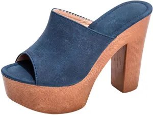 oiangi Heeled Sandals for Women Summer Fashion Fish Mouth Open Toe Straps Platform Chunky High Heels Comfortable Casual Sexy Slippers