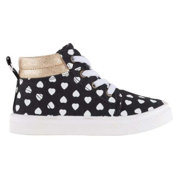 Oomphies Black and Gold  Sam Childrens Shoes OK1651G-BLKGOLD