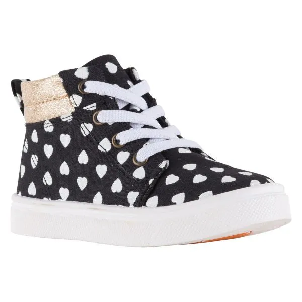 Oomphies Black and Gold  Sam Childrens Shoes OK1651G-BLKGOLD