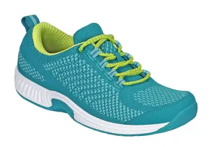 Orthofeet Women Coral Stretch Knit - Turquoise
