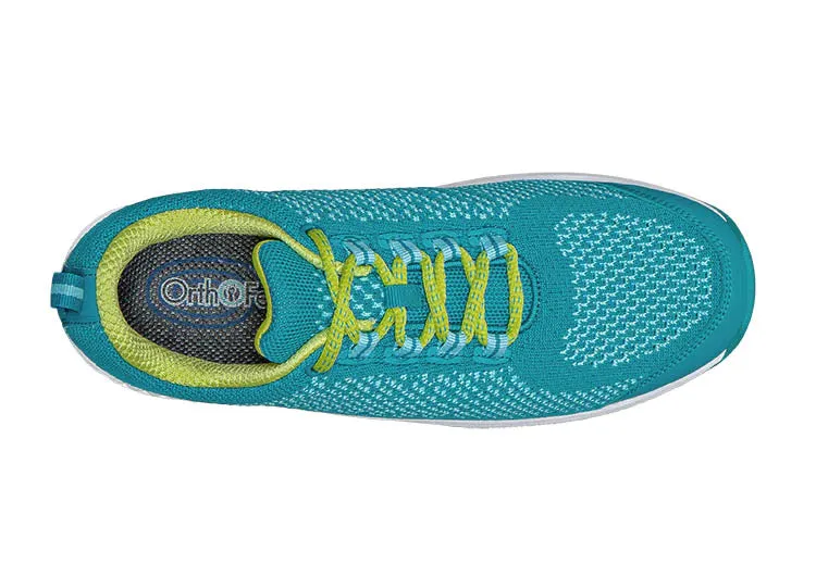 Orthofeet Women Coral Stretch Knit - Turquoise