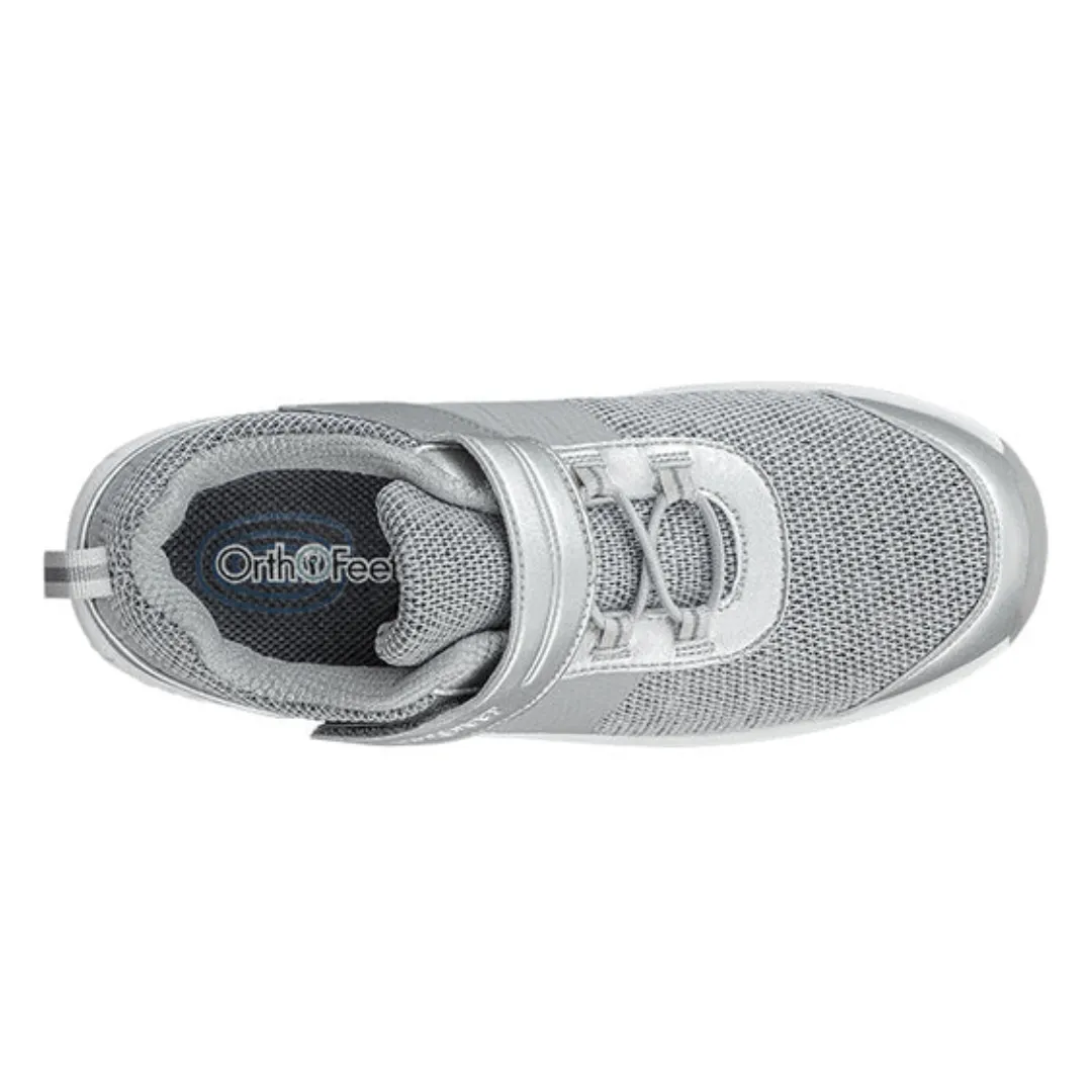 ORTHOFEET Women Joelle Stretch Knit - Gray