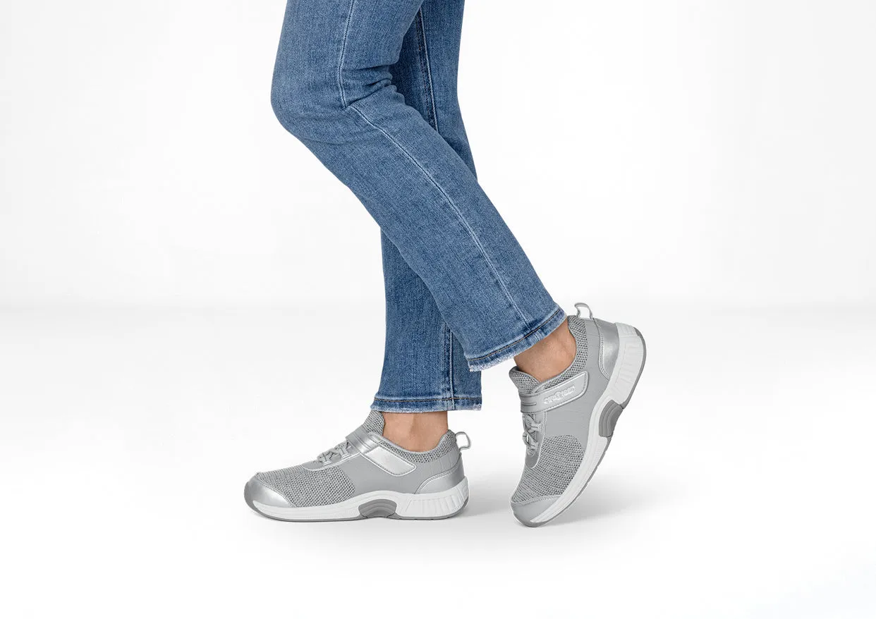 ORTHOFEET Women Joelle Stretch Knit - Gray
