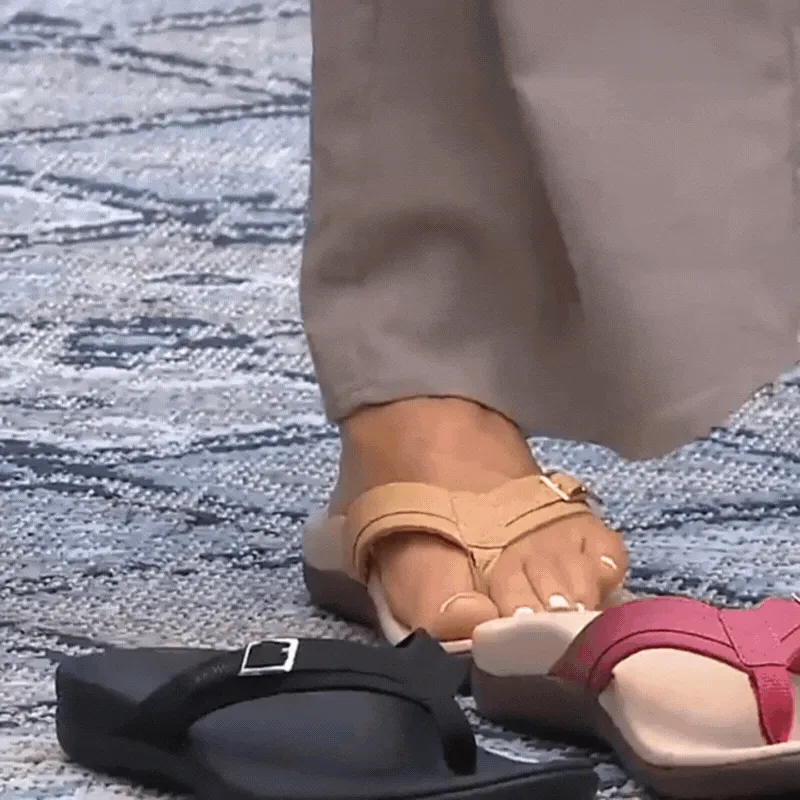 Orthopedic flip-flop sandals