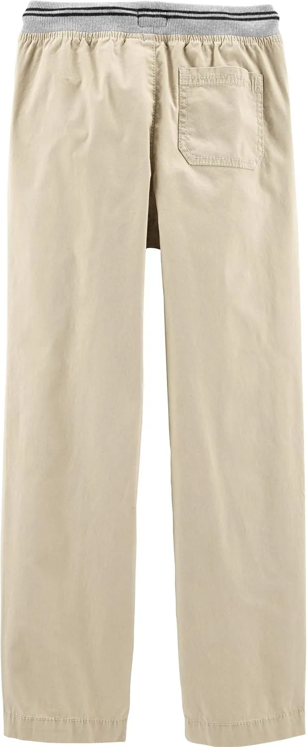 OSHKOSH B'GOSH Boys' Pull-on Twill Joggers