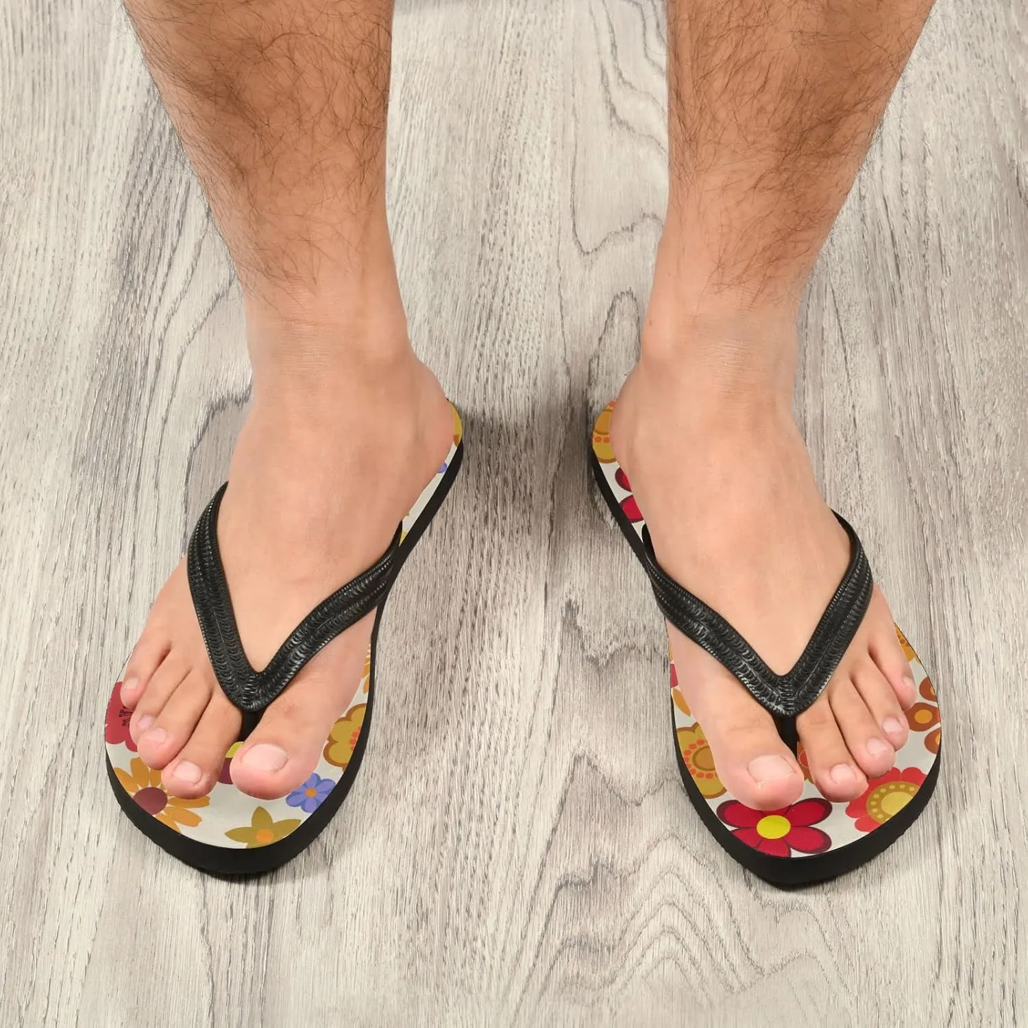 Oyihfvs Flip Flops Flip Sandal Home Slippers Hotel Spa Bedroom for Men Women XS-XXL